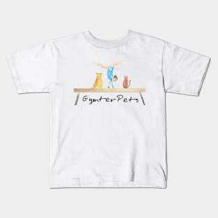 GymterPets Balance Beam Kids T-Shirt